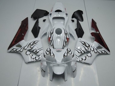 Noir Flamme Carénage Moto CBR 600 RR 2005-2006