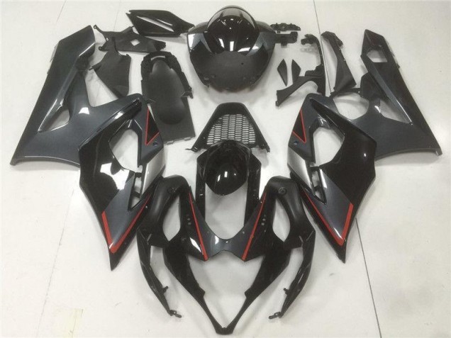 Noir Gris Carénage Moto GSXR 1000 K5 2005-2006