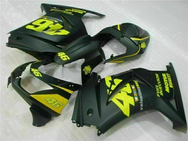 Noir Jaune 46 Carénage Moto EX250 2008-2012