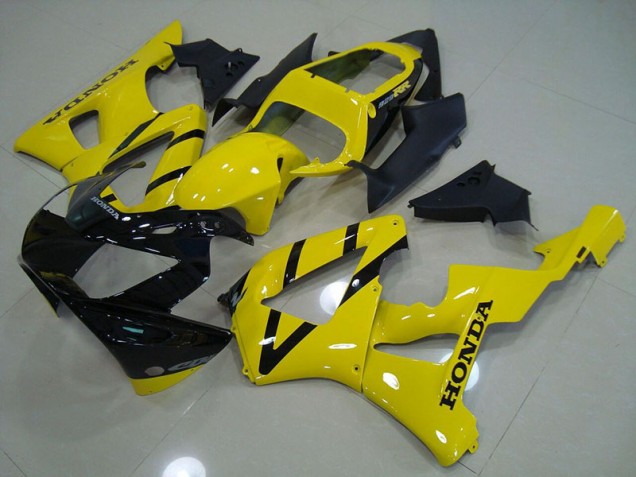 Noir Jaune Carénage Moto CBR 900 RR 929 2000-2001 Noir Jaune Carénage Moto CBR 900 RR 929 2000-2001