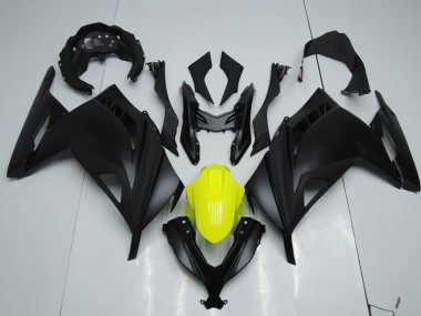 Noir Jaune Carénage Moto ZX 300R 2013-2016