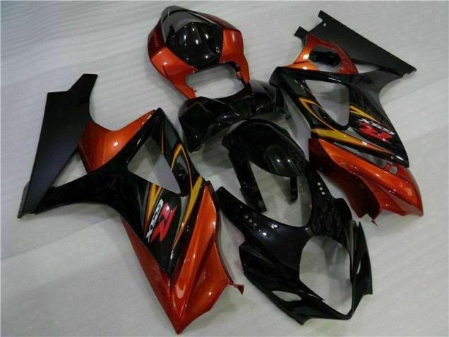 Noir Kit Carénages Motos Complet GSXR 1000 K7 2007-2008 Noir Kit Carénages Motos Complet GSXR 1000 K7 2007-2008