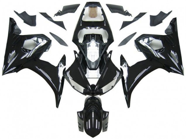 Noir Kit Carénages Motos Complet R6 2003-2005