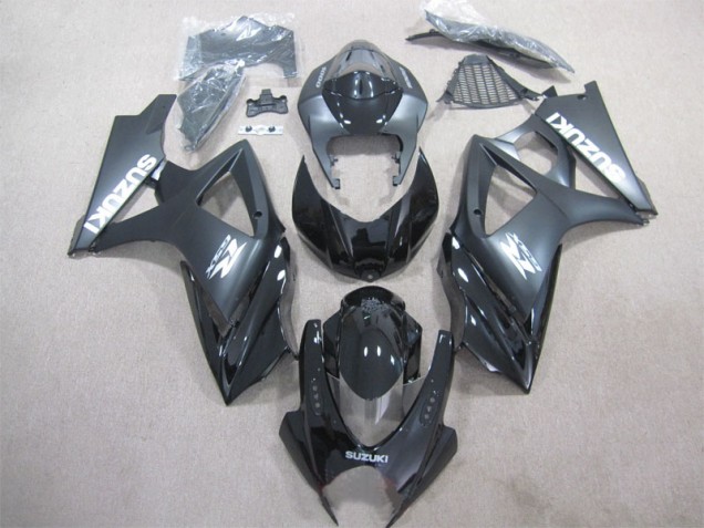 Noir Kit Carénages Motos GSXR 1000 K7 2007-2008