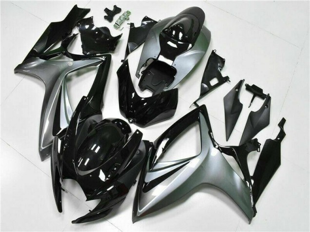 Noir Kit Carénages Motos GSXR 600 / 750 K6 2006-2007