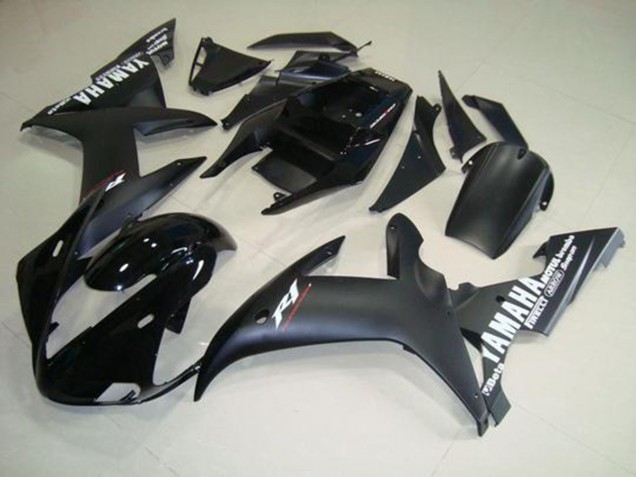 Noir Mat Blanc Carénage Moto R1 2002-2003