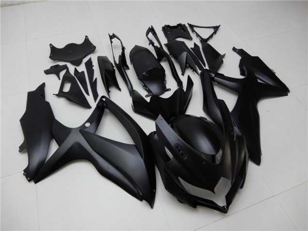 Noir Mat Carénage Moto GSXR 600 / 750 K8 2008-2010 Noir Mat Carénage Moto GSXR 600 / 750 K8 2008-2010