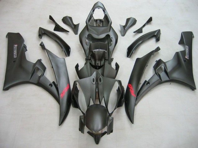 Noir Mat Carénages Moto R6 2006-2007 Noir Mat Carénages Moto R6 2006-2007
