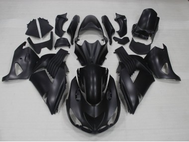 Noir Mat Carénages Moto ZX14R ZZR 1400 2006-2011