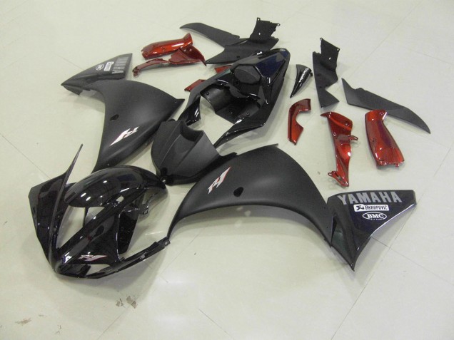 Noir Mat Carrosserie Moto R1 2009-2011 Noir Mat Carrosserie Moto R1 2009-2011