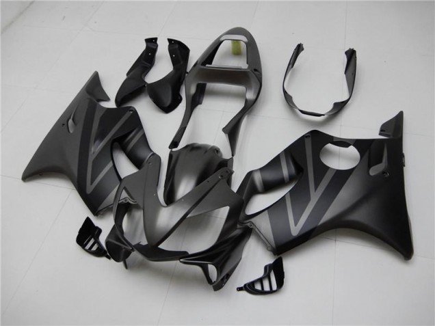 Noir Mat Gris Carénage Moto CBR 600 F4i 2001-2003 Noir Mat Gris Carénage Moto CBR 600 F4i 2001-2003
