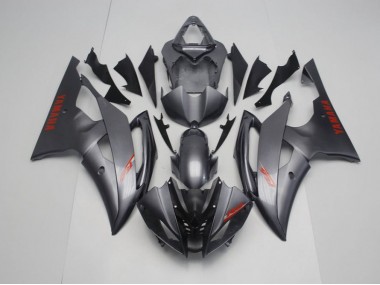 Noir Mat Gris Carénage Moto R6 2008-2016