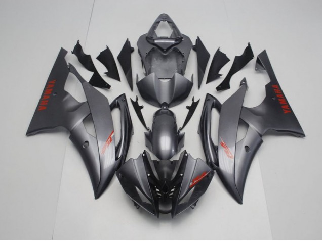 Noir Mat Gris Carénage Moto R6 2008-2016
