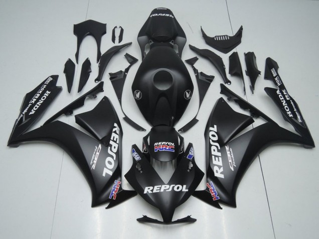 Noir Mat Repsol Carénages Moto CBR 1000 RR 2012-2016 Noir Mat Repsol Carénages Moto CBR 1000 RR 2012-2016