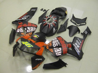 Noir Mat Rossi Carénage Moto CBR 600 RR 2005-2006