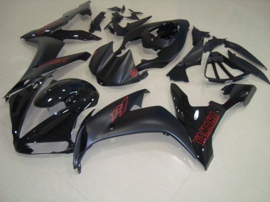 Noir Mat Rouge Carénage Moto R1 2004-2006