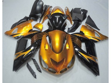 Noir Or Carénage Moto ZX14R ZZR 1400 2006-2011