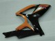 Noir Orange Carénage Moto GSXR 600 / 750 K6 2006-2007