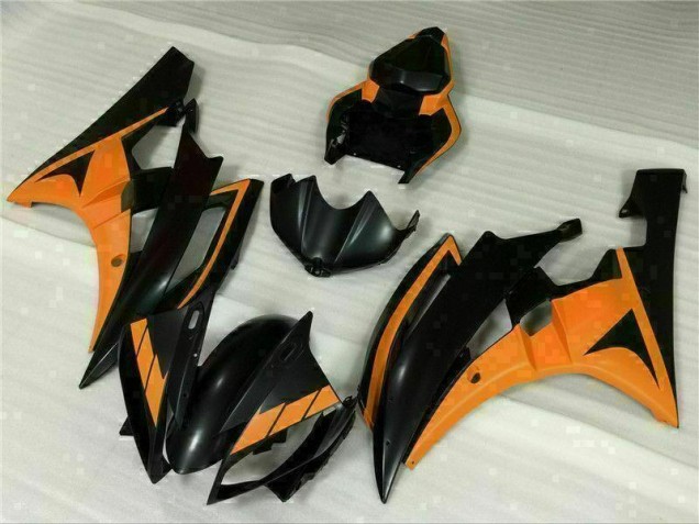 Noir Orange Carénage Moto R6 2006-2007 Noir Orange Carénage Moto R6 2006-2007