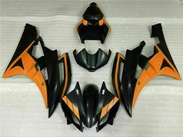 Noir Orange Carénage Moto R6 2006-2007 Noir Orange Carénage Moto R6 2006-2007