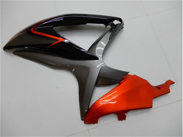 Noir Orange Gris Carénage Moto GSXR 600 / 750 K8 2008-2010 Noir Orange Gris Carénage Moto GSXR 600 / 750 K8 2008-2010