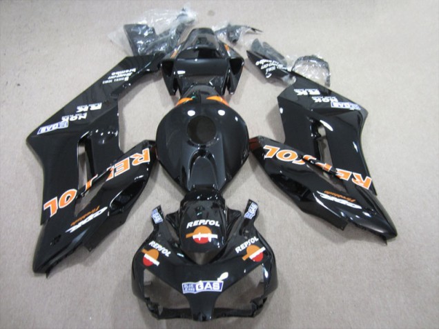 Noir Orange Repsol Carénage Moto CBR 1000 RR 2004-2005 Noir Orange Repsol Carénage Moto CBR 1000 RR 2004-2005