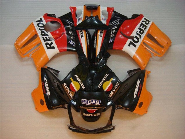 Noir Orange Repsol Carénage Moto CBR 600 F3 1995-1998