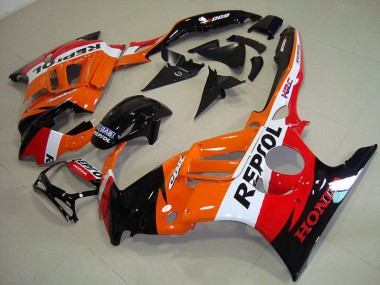 Noir Orange Repsol Carénages Moto CBR 600 F3 1995-1998