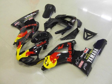 Noir Red Bull Carénage Moto R1 2000-2001