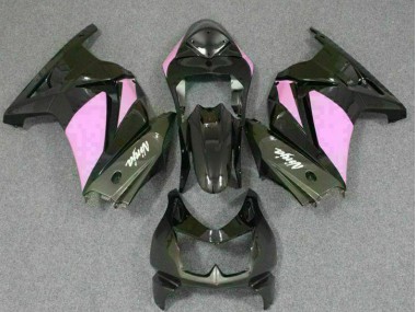 Noir Rose Ninja Carénage Moto EX250 2008-2012