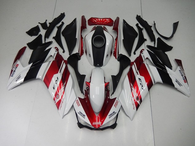 Noir Rouge Blanc Carénage Moto R3 2015-2022 Noir Rouge Blanc Carénage Moto R3 2015-2022
