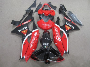 Noir Rouge Blanc Santander Carénage Moto R6 2008-2016