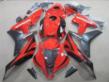 Noir Rouge Carénage Moto CBR 600 RR 2007-2008