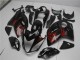 Noir Rouge Carénage Moto GSXR 1300 Hayabusa 2008-2019