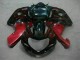 Noir Rouge Carénage Moto GSXR 600 / 750 K1 K2 K3 2001-2003
