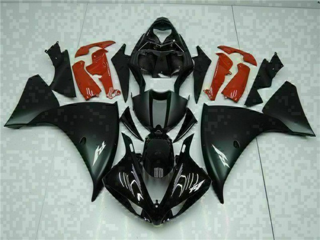 Noir Rouge Carénage Moto R1 2009-2011