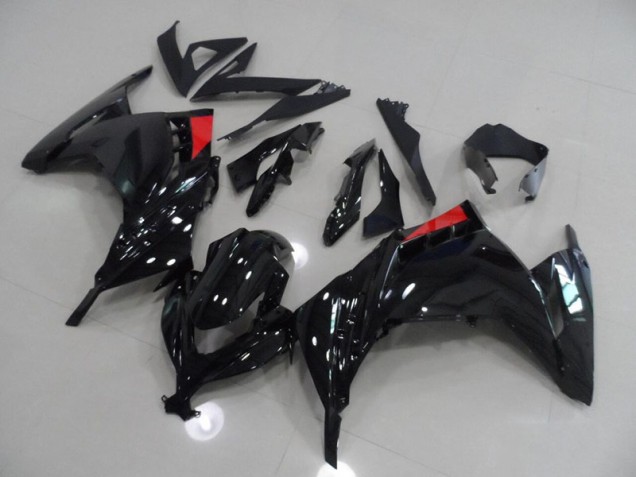 Noir Rouge Carénage Moto ZX 300R 2013-2016