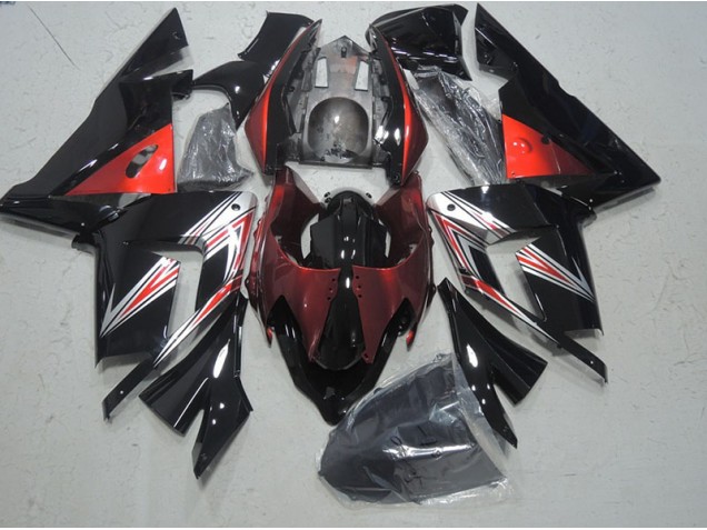 Noir Rouge Carénage Moto ZX10R 2003-2005