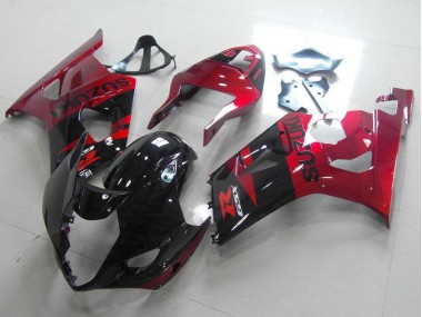 Noir Rouge Carénages Moto GSXR 1000 K3 2003-2004