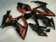 Noir Rouge Carénages Moto GSXR 600 / 750 K6 2006-2007