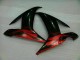 Noir Rouge Carénages Moto R1 2002-2003