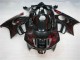 Noir Rouge Flamme Carénage Moto CBR 600 F3 1995-1998 Noir Rouge Flamme Carénage Moto CBR 600 F3 1995-1998
