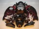 Noir Rouge Flamme Carénage Moto GSXR 1300 Hayabusa 1996-2007 Noir Rouge Flamme Carénage Moto GSXR 1300 Hayabusa 1996-2007