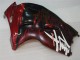 Noir Rouge Flamme Carénage Moto GSXR 1300 Hayabusa 1996-2007 Noir Rouge Flamme Carénage Moto GSXR 1300 Hayabusa 1996-2007