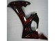 Noir Rouge Flamme Carénage Moto R6 2003-2005