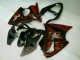 Noir Rouge Flamme Carénage Moto ZX6R 2000-2002