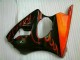 Noir Rouge Flamme Carénage Moto ZX6R 2000-2002