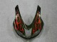 Noir Rouge Flamme Carénage Moto ZX6R 2007-2008 Noir Rouge Flamme Carénage Moto ZX6R 2007-2008