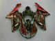 Noir Rouge Flamme Carénage Moto ZX6R 2007-2008 Noir Rouge Flamme Carénage Moto ZX6R 2007-2008