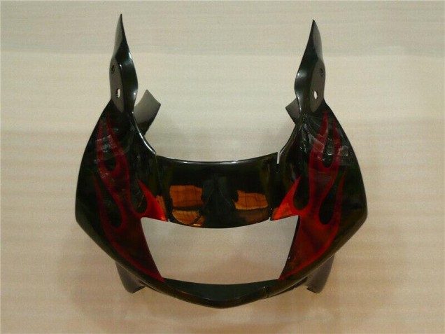 Noir Rouge Flamme Carénages Moto CBR 600 F3 1995-1998